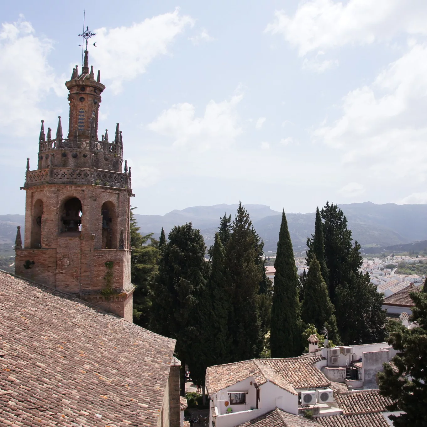 Church in Ronda, Spain (white village of andalusia)