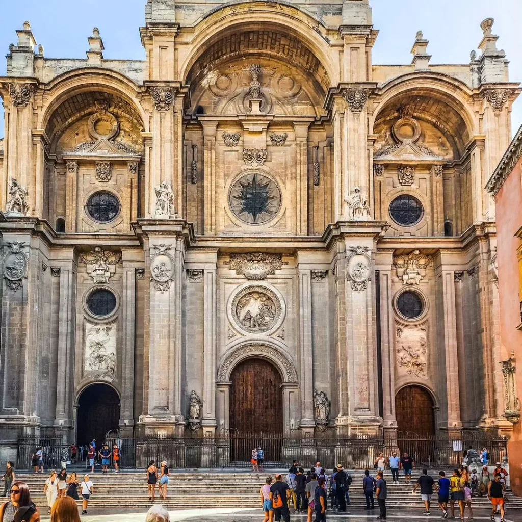 cathedral of granada, in the historic center of granada