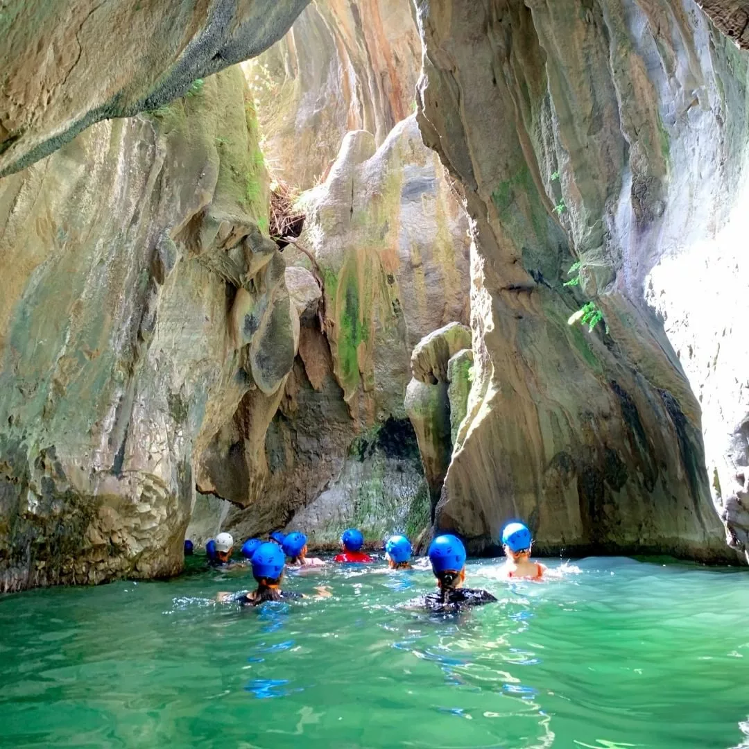 best tours in marbella, canyoning in the Guadalmina canyon