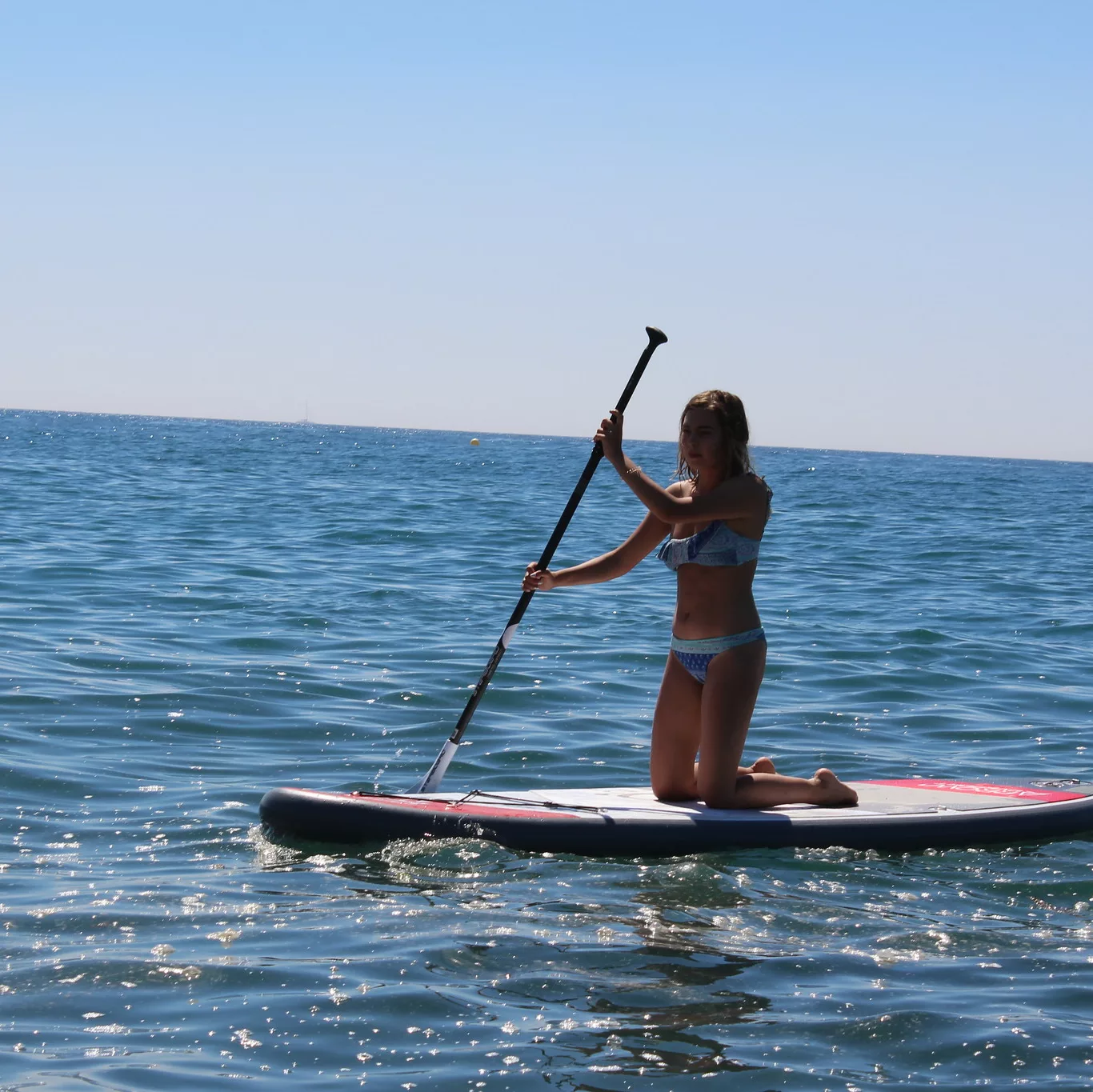 Stand-Up Paddle Board at Sunset in Marbella