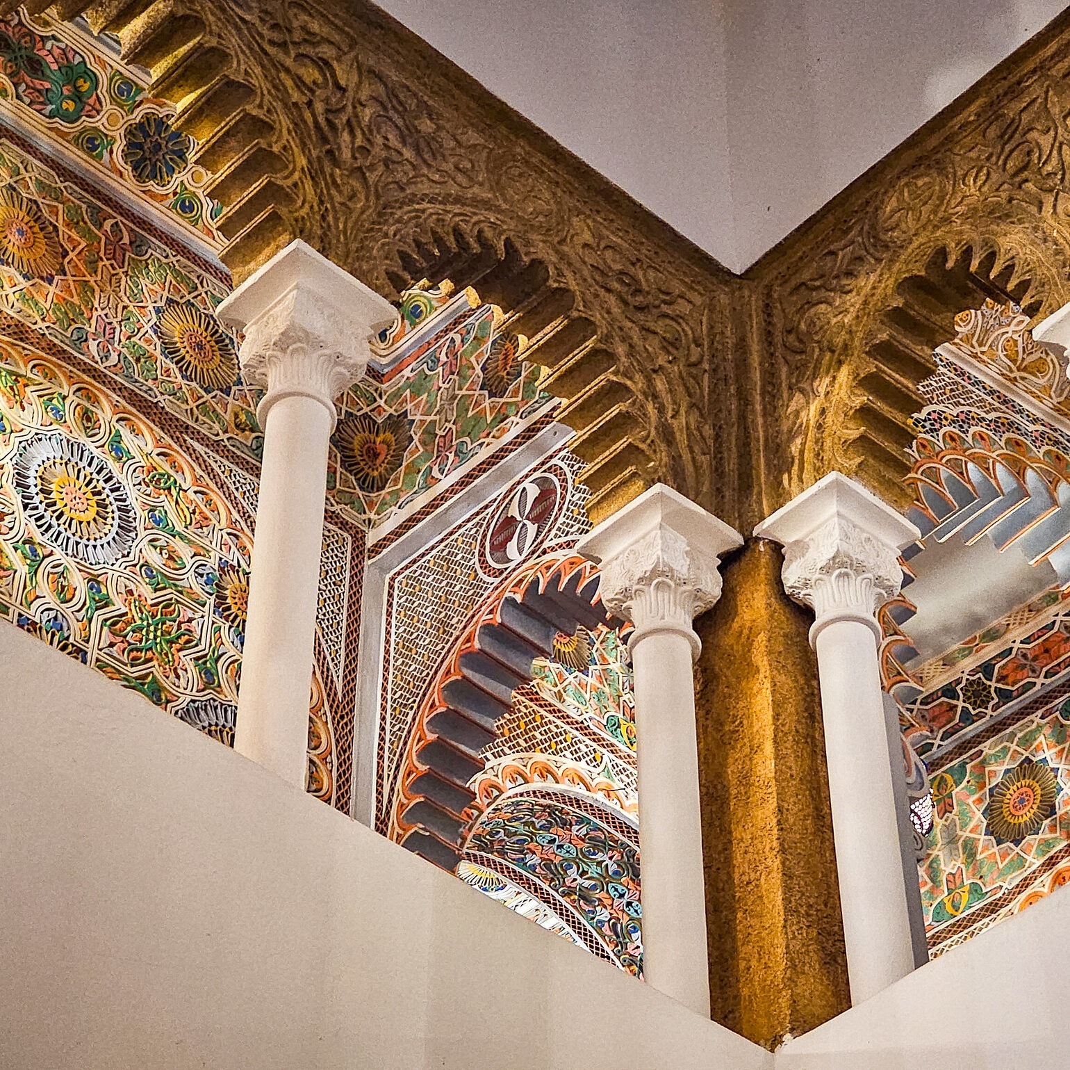 beautiful moorish art in Tangier, Morocco